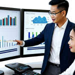 Professional Investment Advice**

"A friendly financial advisor in a modern office setting, wearing appropriate business attire, fully clothed, explaining investment options to a young Malay couple, safe for work, professional environment, modest clothing, showcasing graphs and charts on a screen, perfect anatomy, natural proportions, family-friendly, well-lit, high-quality rendering."

**