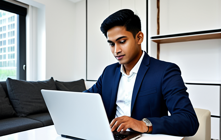 펀드투자상담사와 투자 성공 사례 연구 - "A friendly financial consultant in a modest office outfit, advising Puan Aminah, a fully clothed Ma...