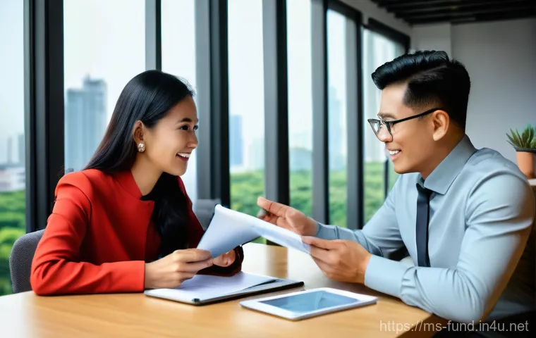 펀드투자상담사와 고객 맞춤형 투자 전략 - **Prompt 1: Personalized Financial Guidance in Malaysia**
    "A cozy, brightly lit modern cafe in K...