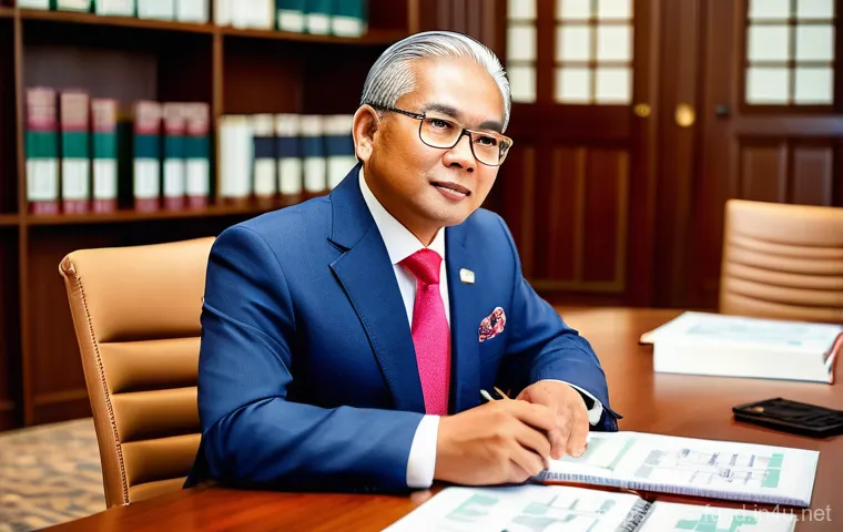 펀드투자상담사 커리어 멘토 찾는 법 - **Prompt 2: "Dynamic Networking at a Malaysian Financial Summit"**
    A vibrant scene depicting a b...