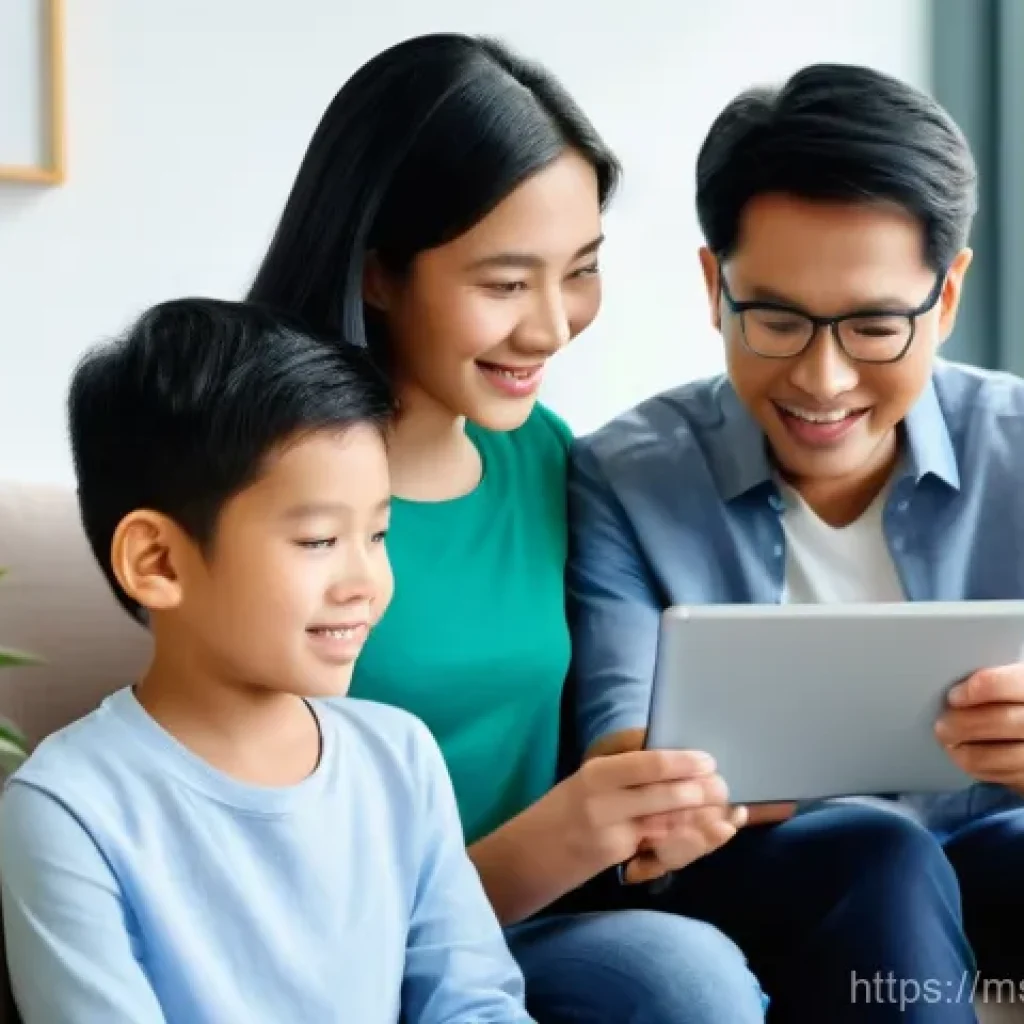 펀드투자상담사로서 직무에서의 교훈 - **Prompt:** A diverse Malaysian family, consisting of parents in their 40s and two children (a boy a...