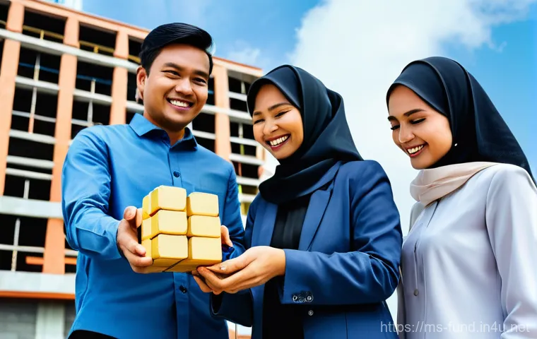 펀드투자상담사로서 직무에서의 교훈 - **Prompt:** A diverse Malaysian family, consisting of parents in their 40s and two children (a boy a...