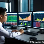 Home 19 펀드투자상담사로서 직무에서 배우는 기술 - A professional Malaysian investment consultant in a modern office setting, analyzing diverse financi...